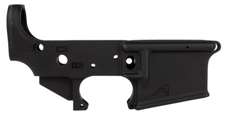 Aero Precision APAR501101C Gen 2 Stripped Lower Receiver Multi-Caliber Black Anodized Finish 7075-T6 Aluminum Material with Mil-Spec Dimensions for AR-15